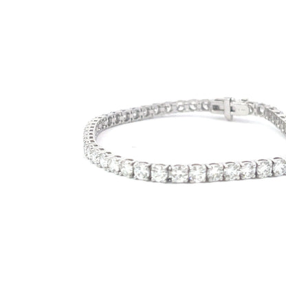 Laboratory grown diamond tennis bracelet