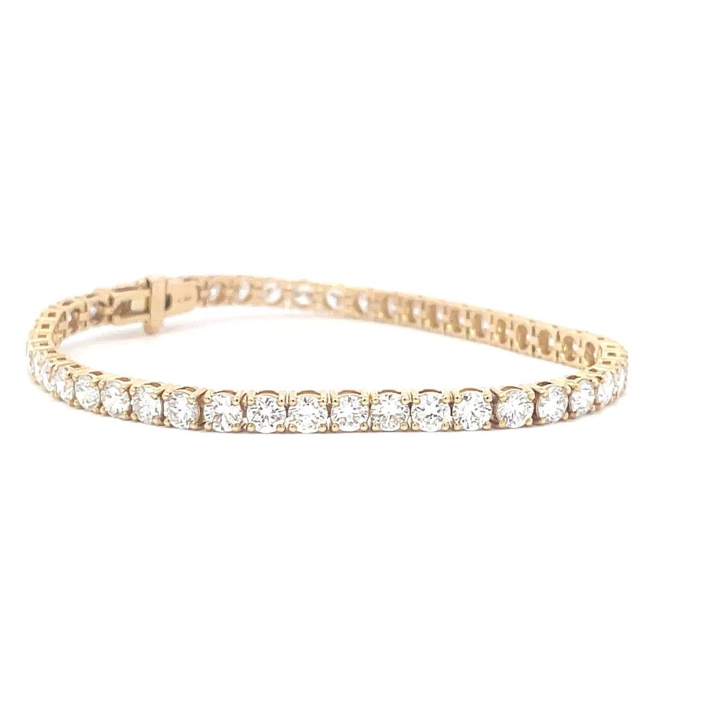 Laboratory grown diamond tennis bracelet