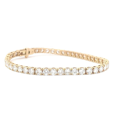 Laboratory grown diamond tennis bracelet