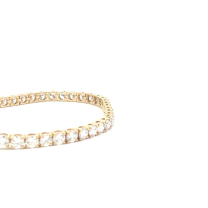 Laboratory grown diamond tennis bracelet