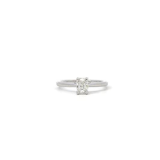 0.54ct Cushion Engagement Ring