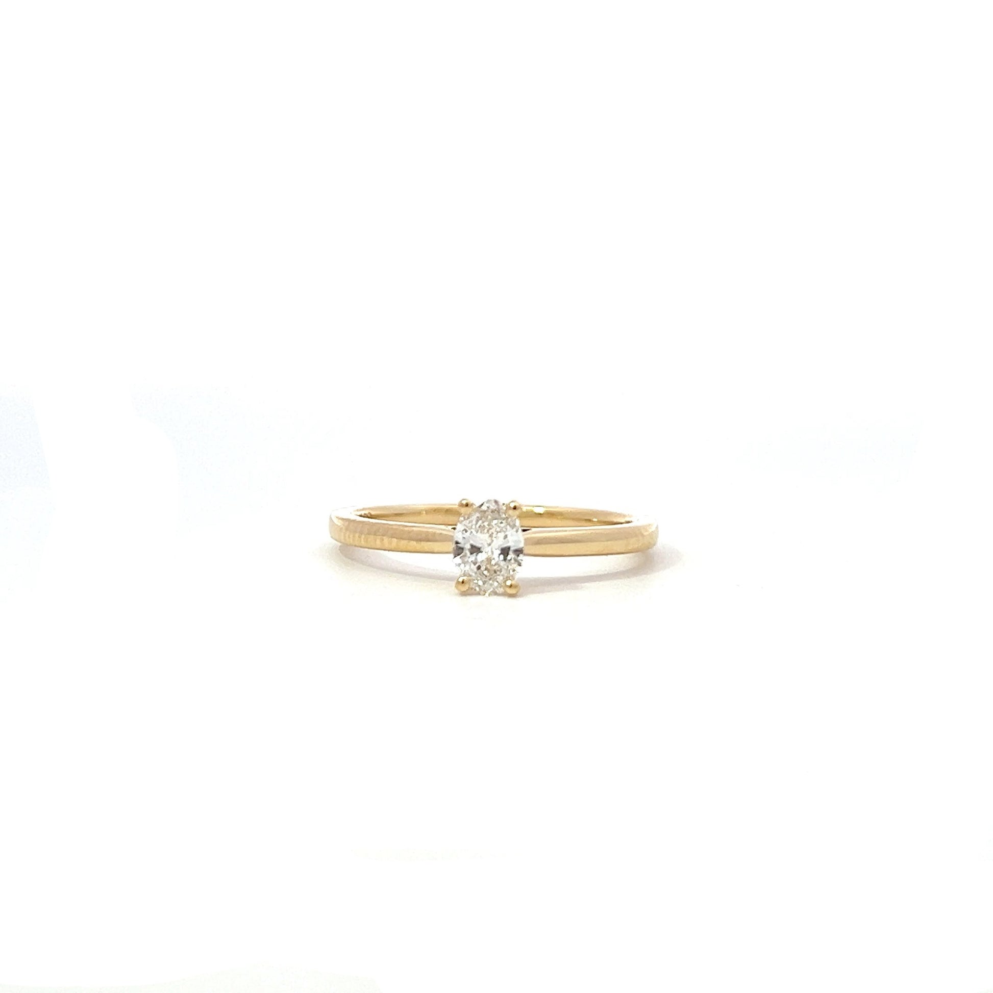 0.30ct Oval Engagement Ring