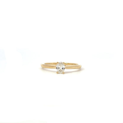 0.30ct Oval Engagement Ring