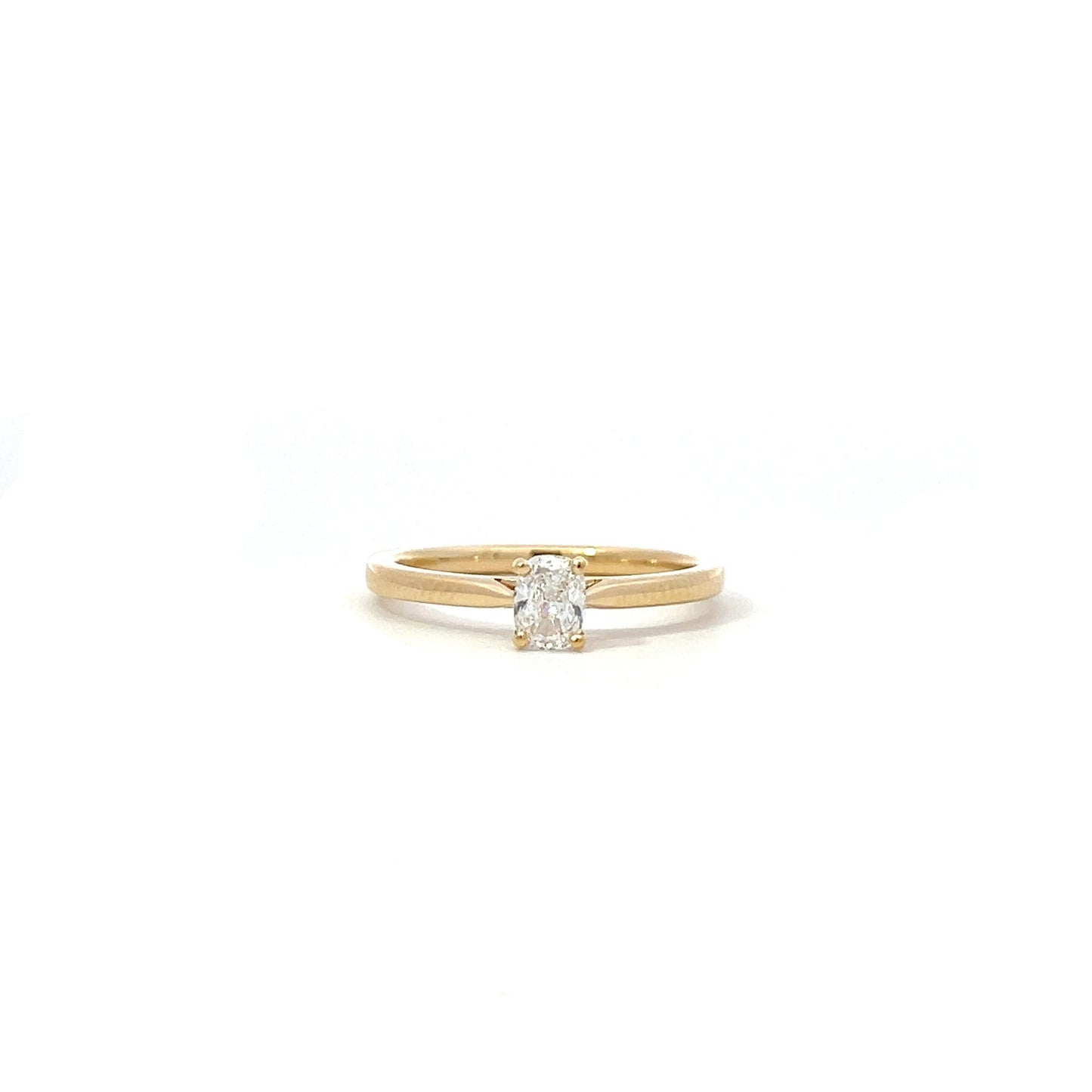 0.40ct Cushion Engagement Ring