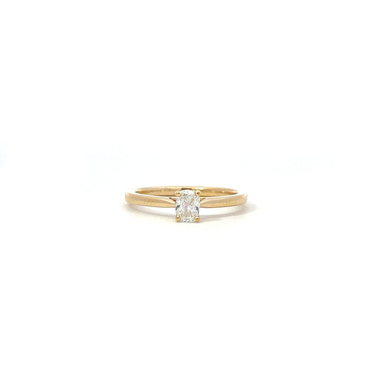 0.40ct Cushion Engagement Ring