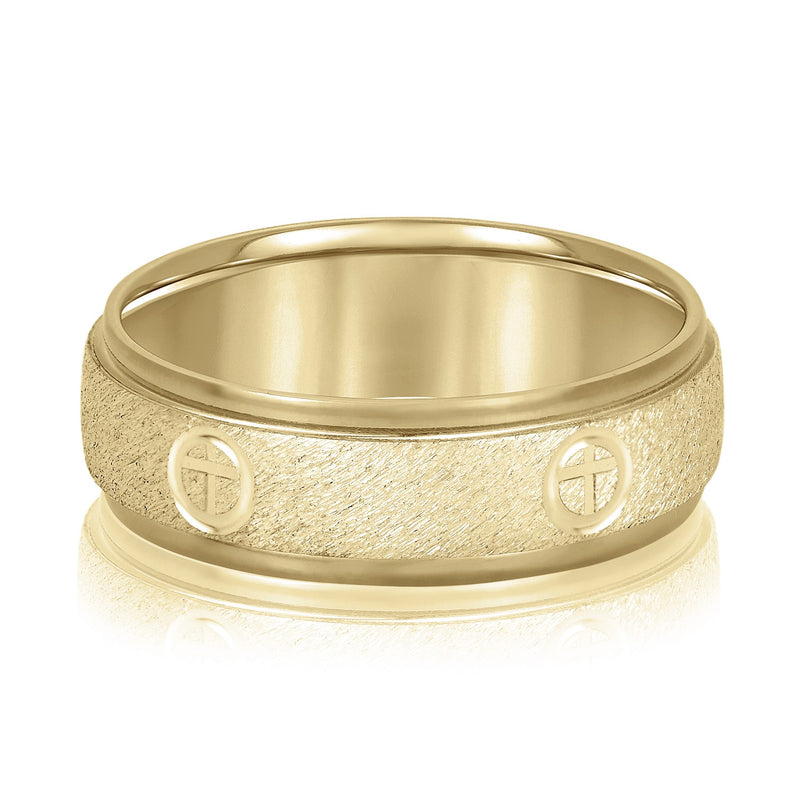 Julien Micro-texture Men's Wedding Band