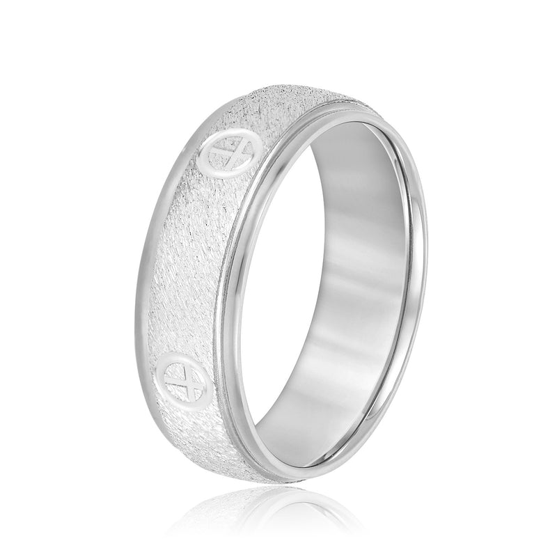 Julien Micro-texture Men's Wedding Band