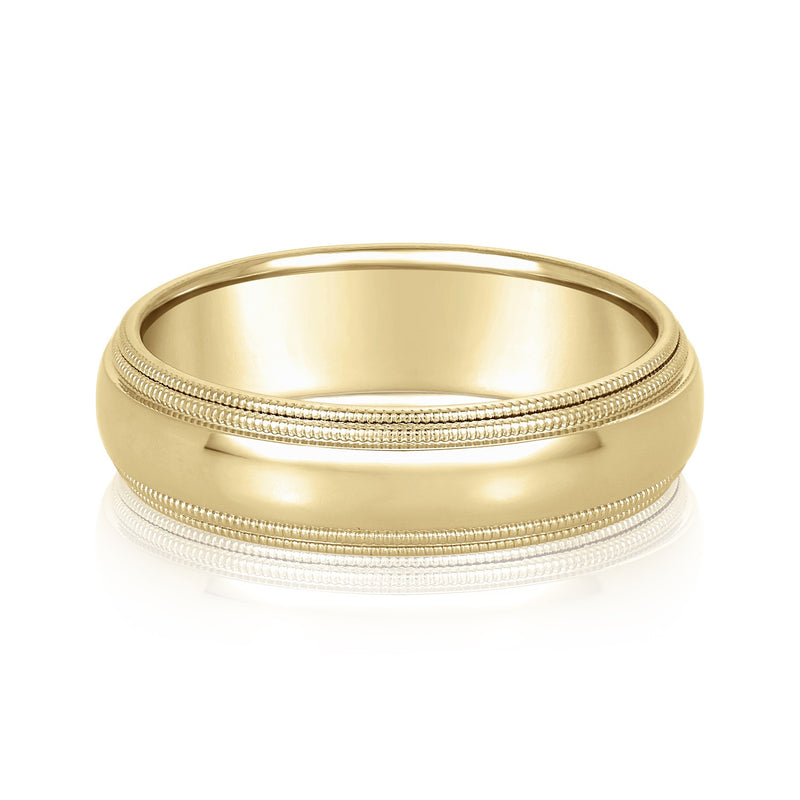 Clement Polished-satin Men's Wedding Band