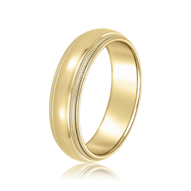 Clement Polished-satin Men's Wedding Band