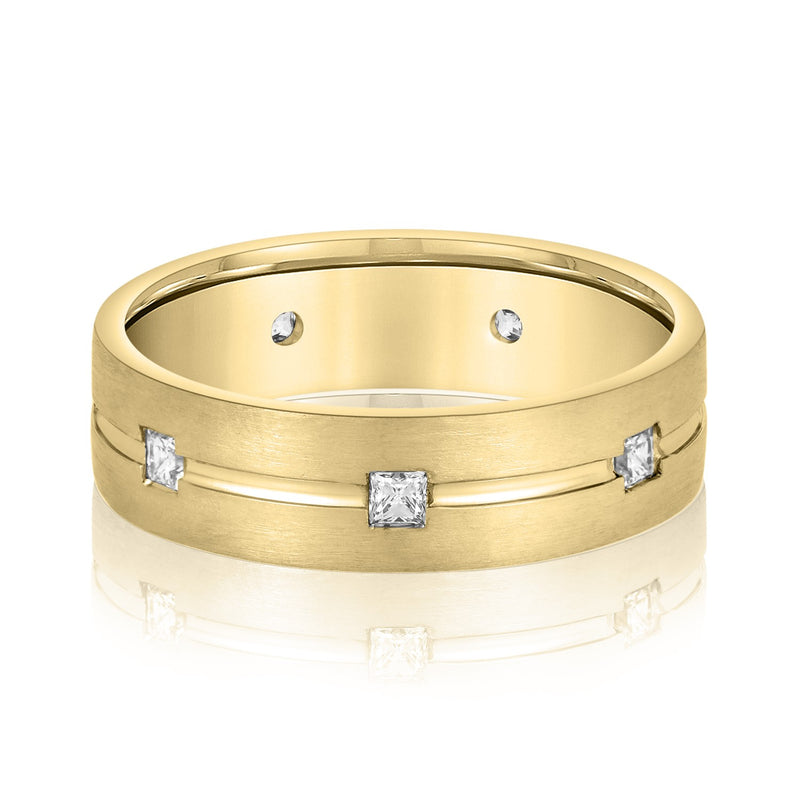 Jean-francois Diamond-accent Heavy Men's Band