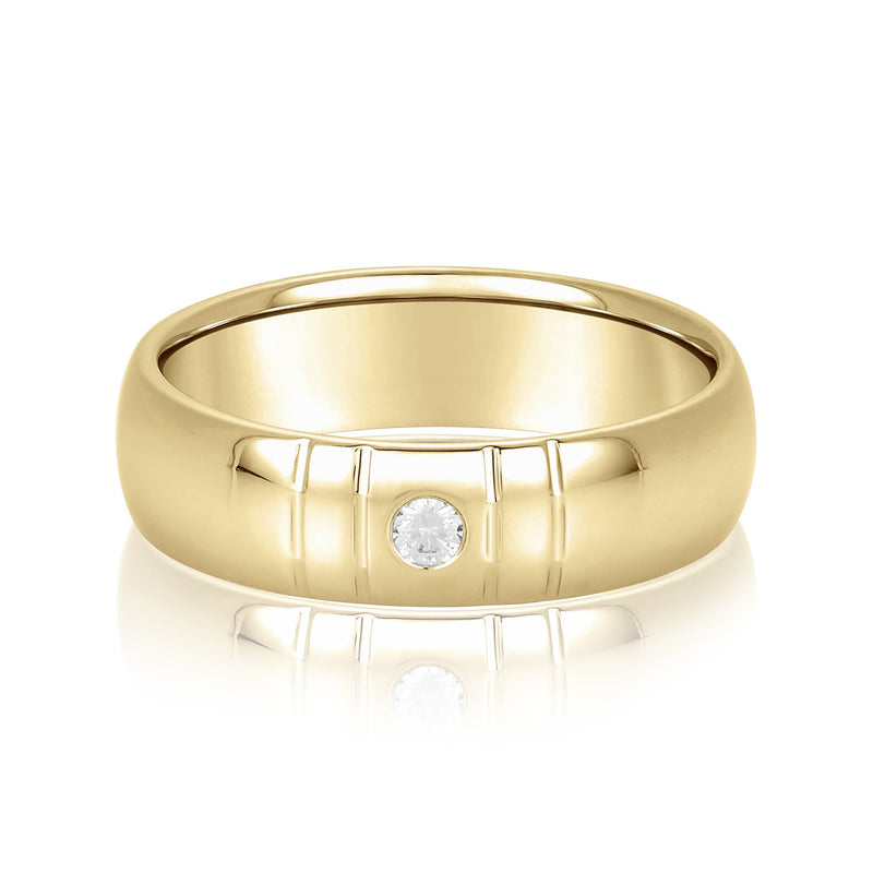 Jean-marc Single-diamond Heavy Men's Band
