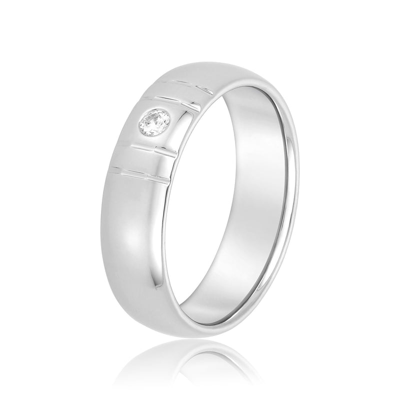 Jean-marc Single-diamond Heavy Men's Band