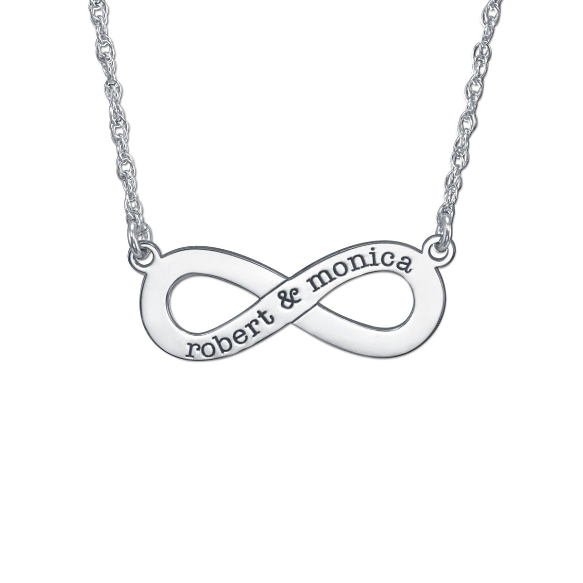 Personalized Infinity Pendant Necklace