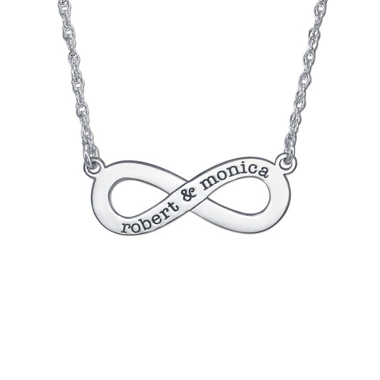 Personalized Infinity Pendant Necklace