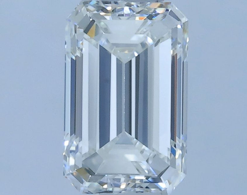 0.50 Carat F VVS2 Emerald Natural Diamond