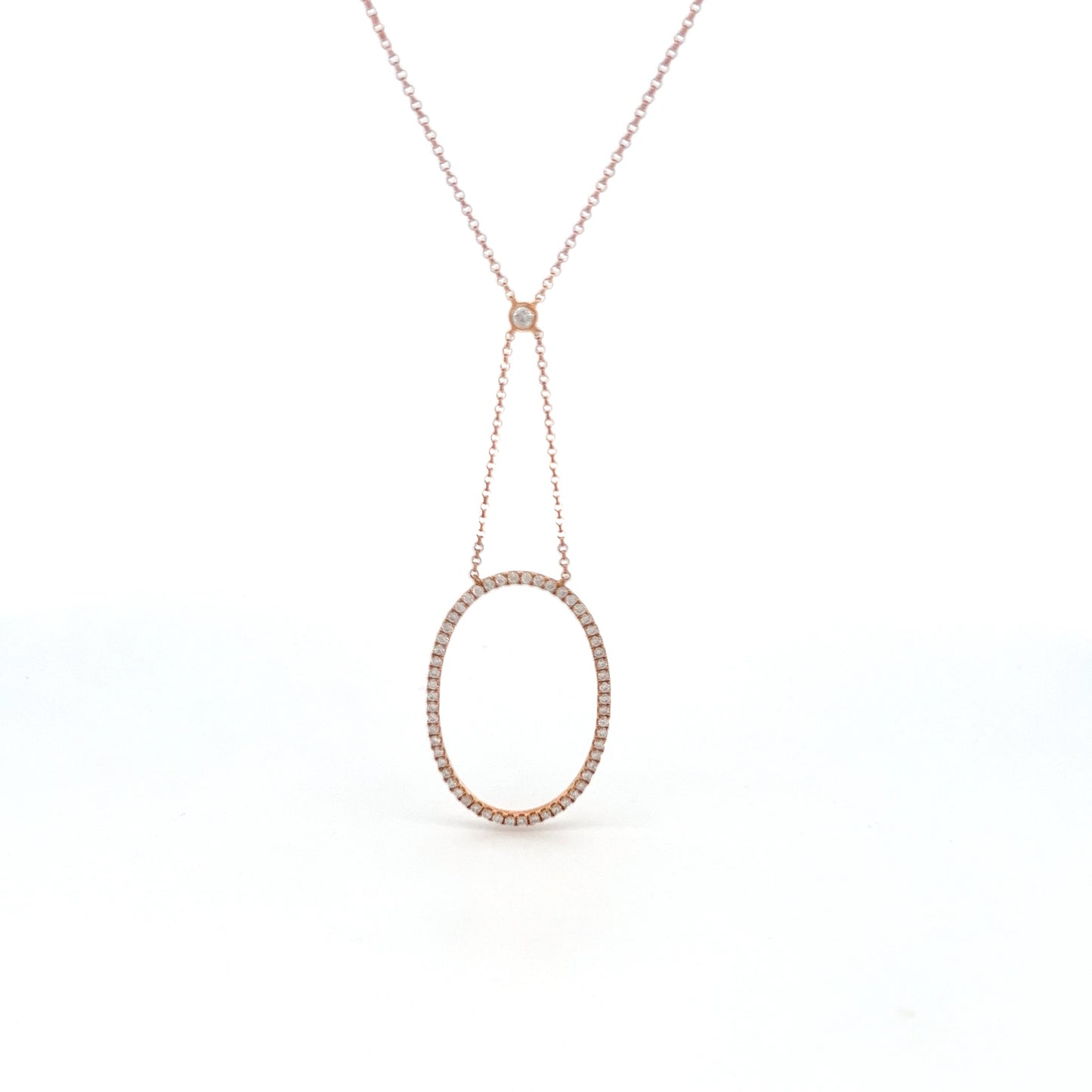 Rose gold necklace