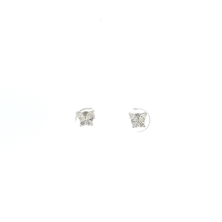 0.38ct Butterfly diamond earring