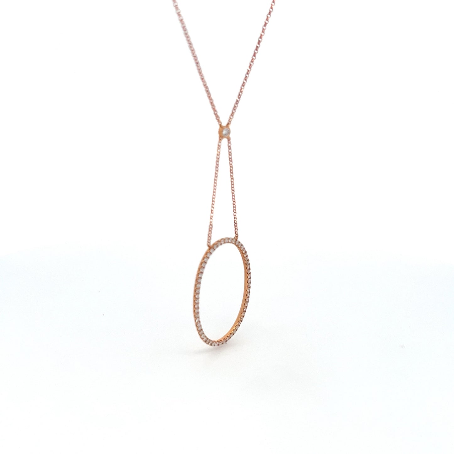 Rose gold necklace