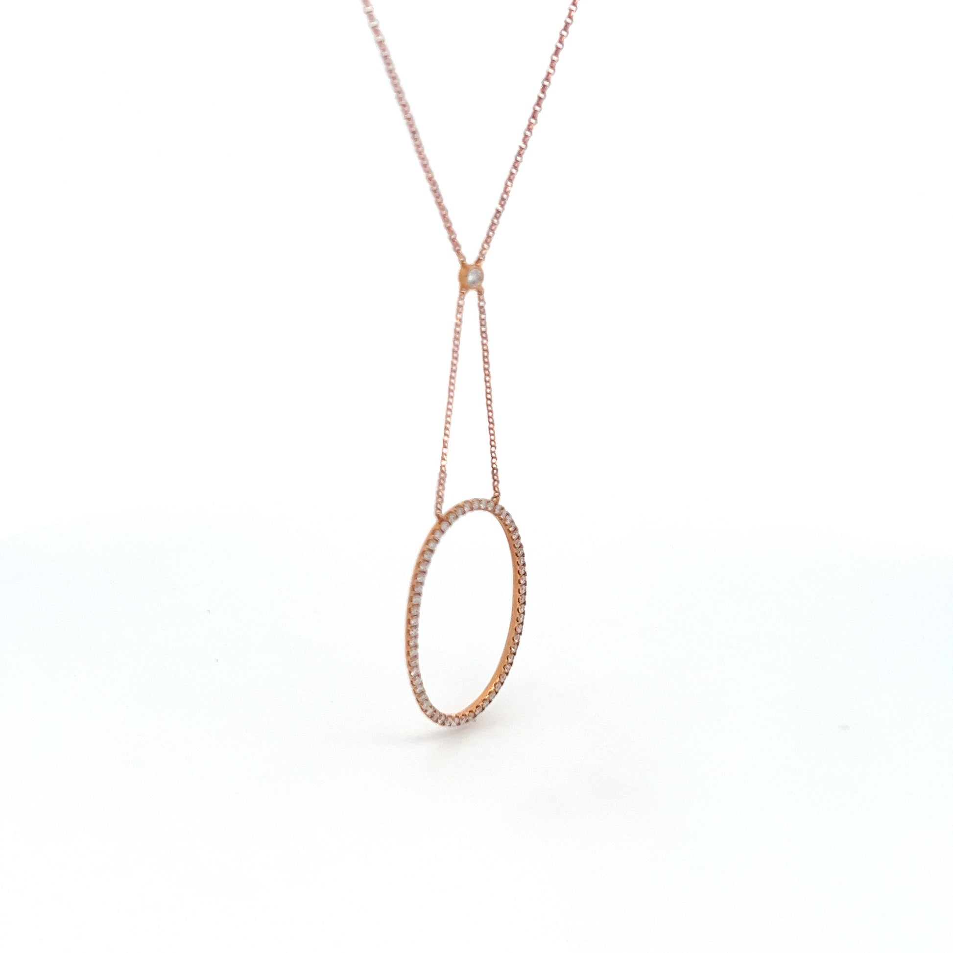 Rose gold necklace