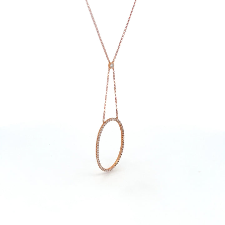 Rose gold necklace