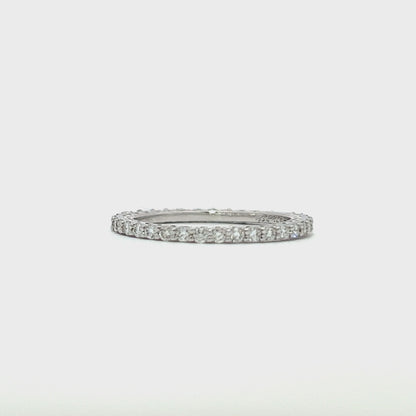 White gold 18K eternity ring