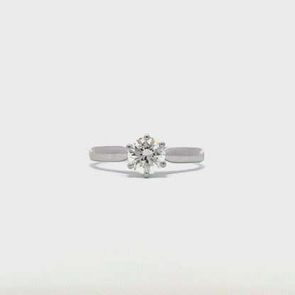 0.71ct G VS2 Solitaire engagement ring