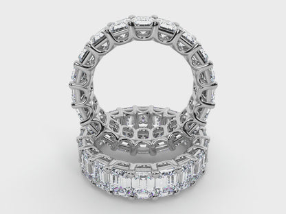Cecilia Full Eternity Emerald-Cut Band
