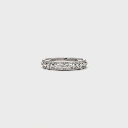 0.37ctw white gold minimalistic ring