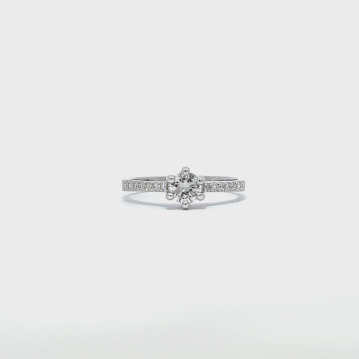 0.32ct diamond engagement ring