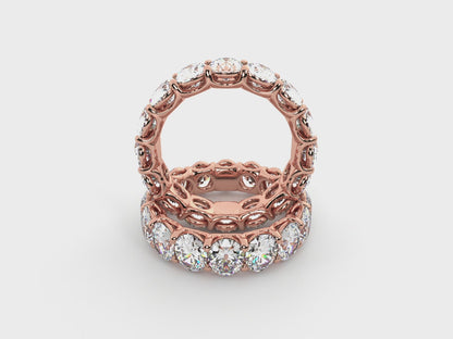 Oval Diamond Eternity Wedding Band – 4.80 ct