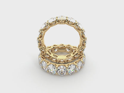 Oval Diamond Eternity Wedding Band – 4.80 ct