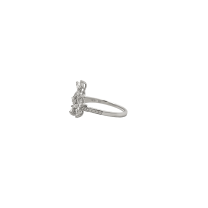 "Lucia" - 0.65ct Flower Diamond ring