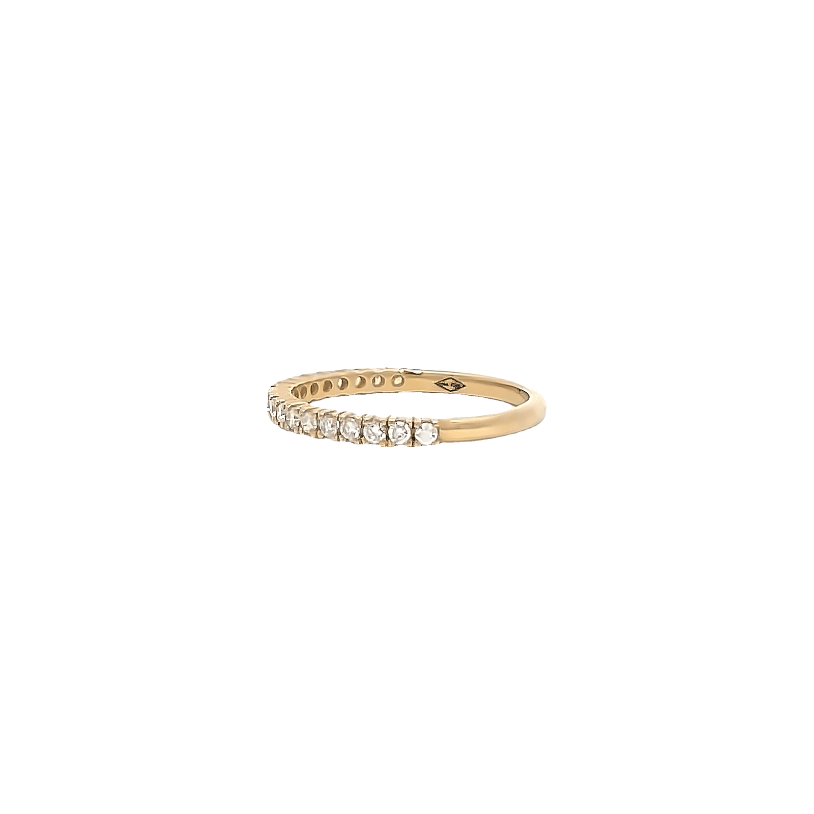 0.25ct, G VS Rose gold eternity ring