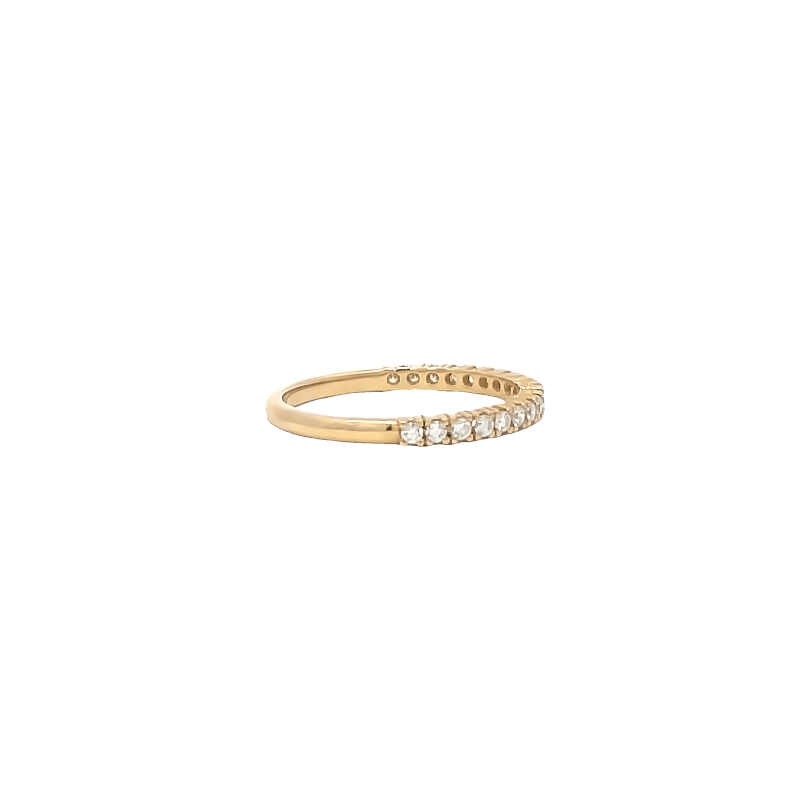 0.25ct, G VS Rose gold eternity ring