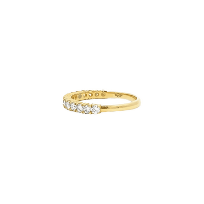 0.55ct G VS Yellow Gold eternity ring