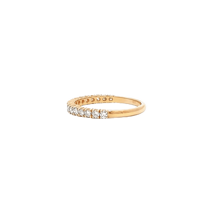 0.46ct G VS Rosegold Halfway eternity ring