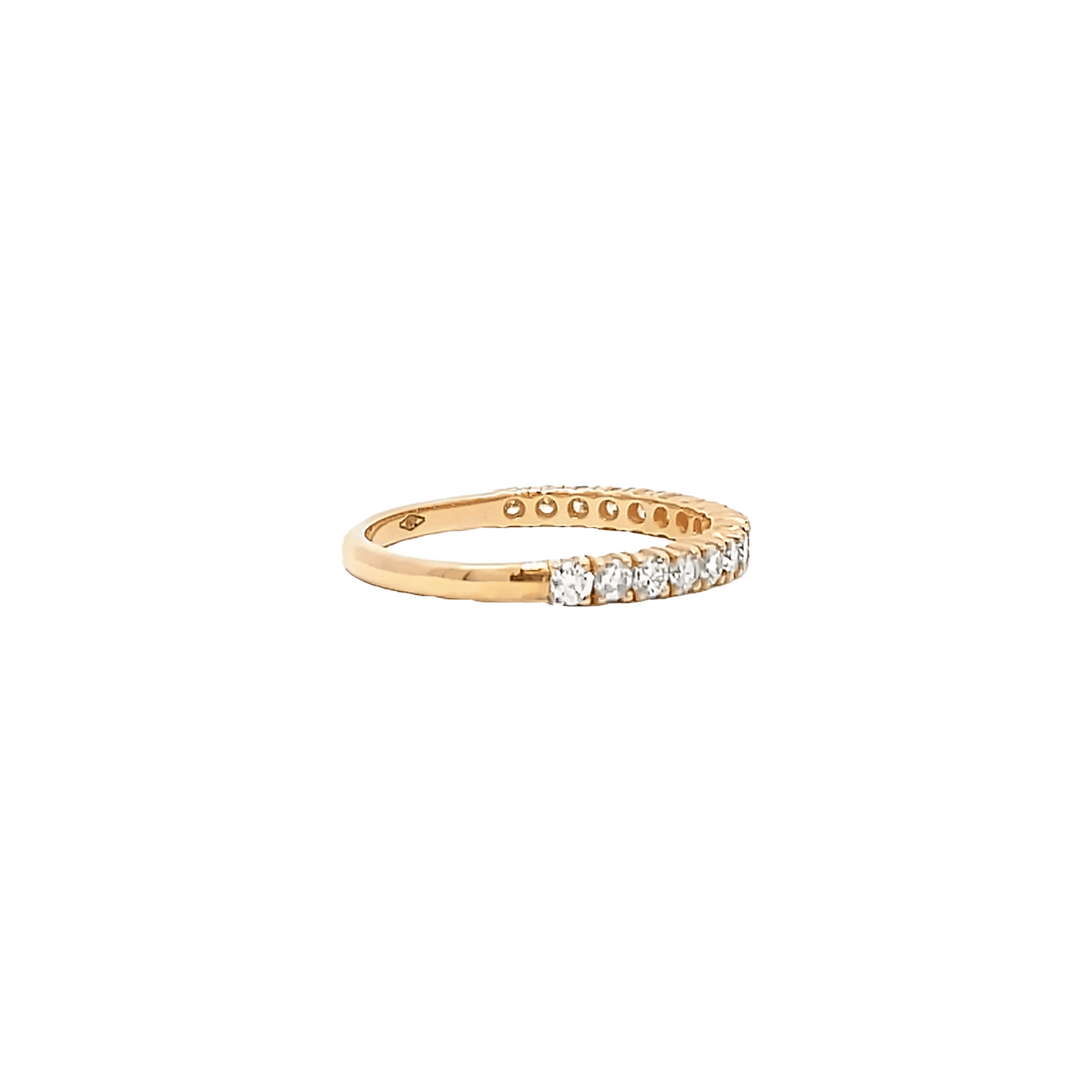 0.46ct G VS Rosegold Halfway eternity ring