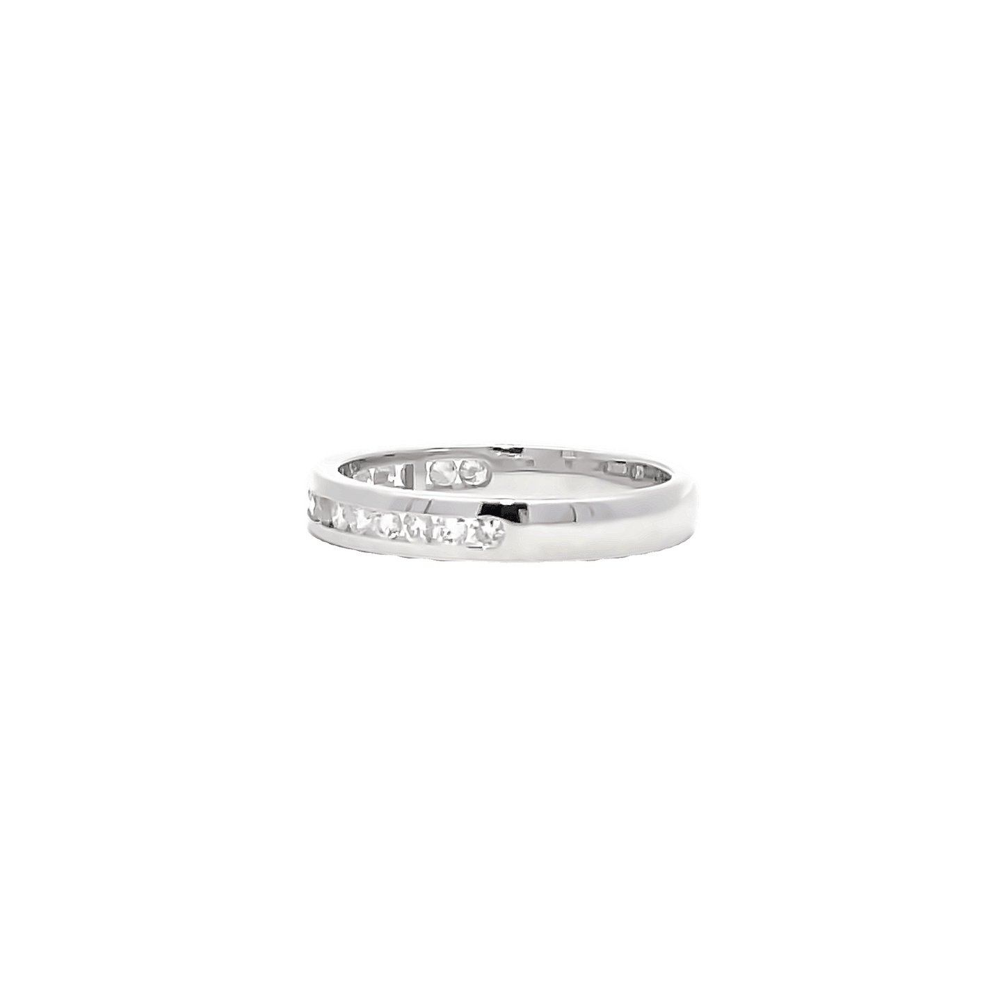 0.39ct F VS Channel set eternity ring