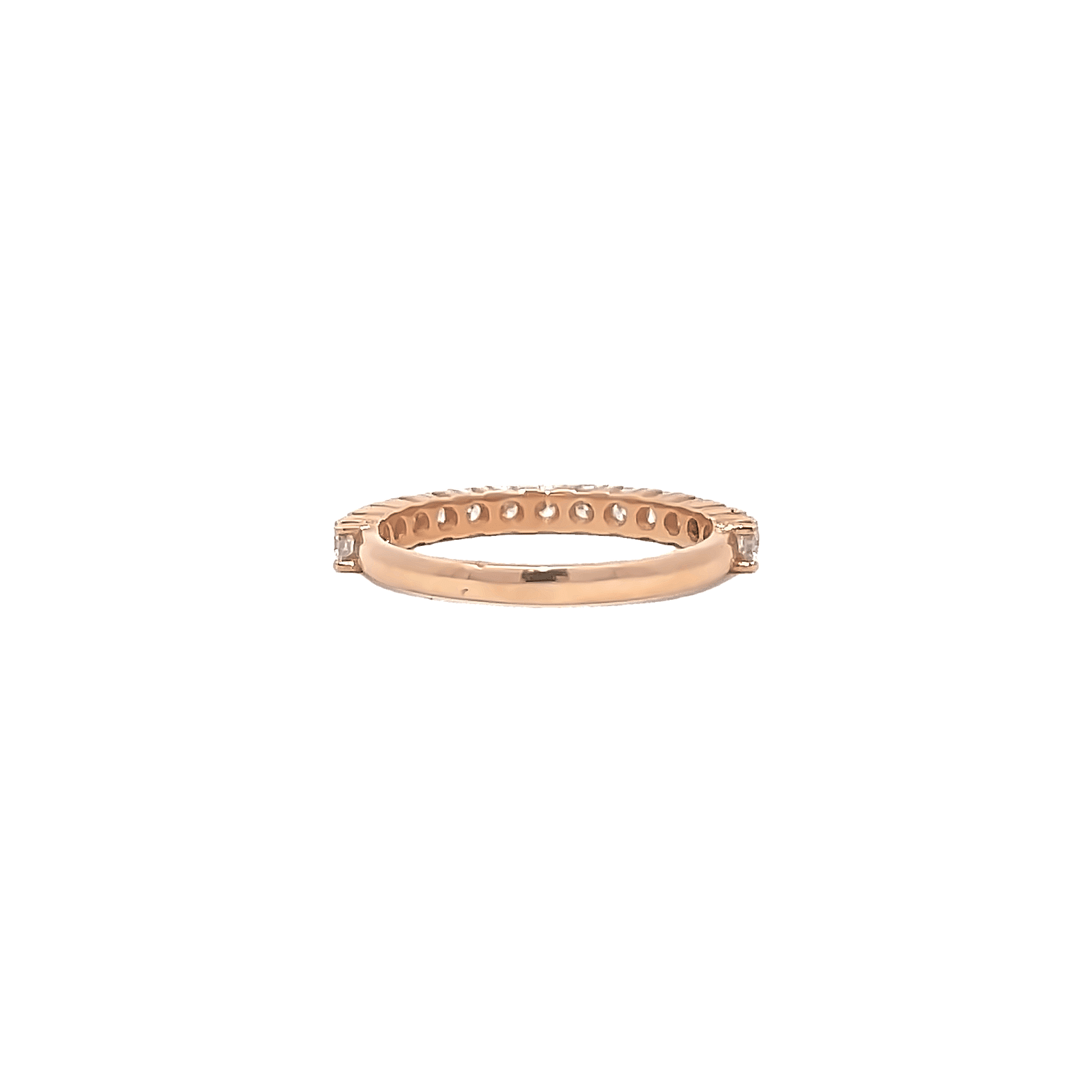 0.70ct G VS rose gold eternity ring