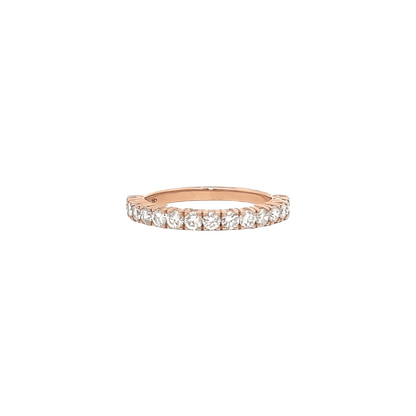 0.70ct G VS rose gold eternity ring