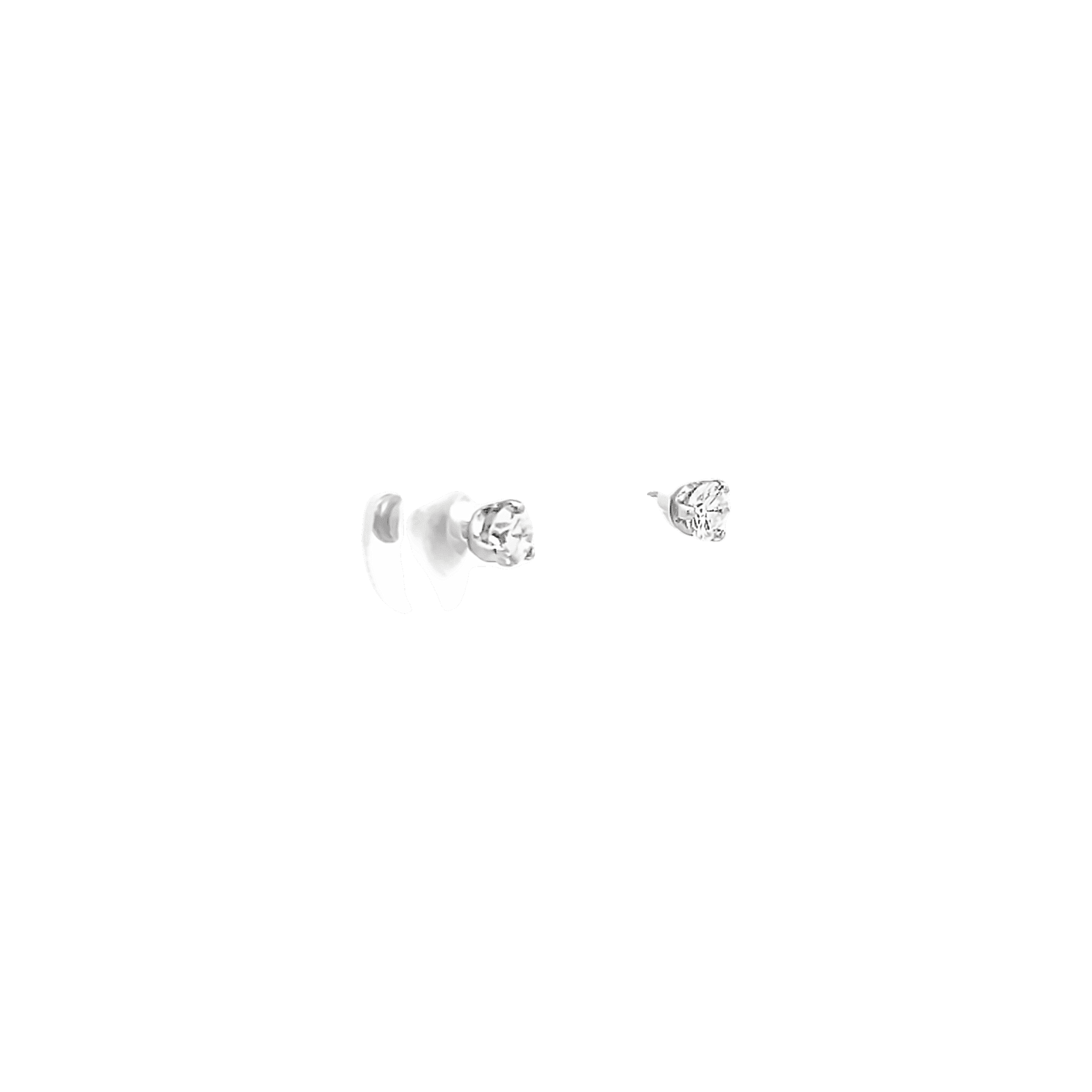 0.46ct 3 prong set earrings