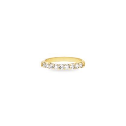 0.36ct yellow gold eternity ring