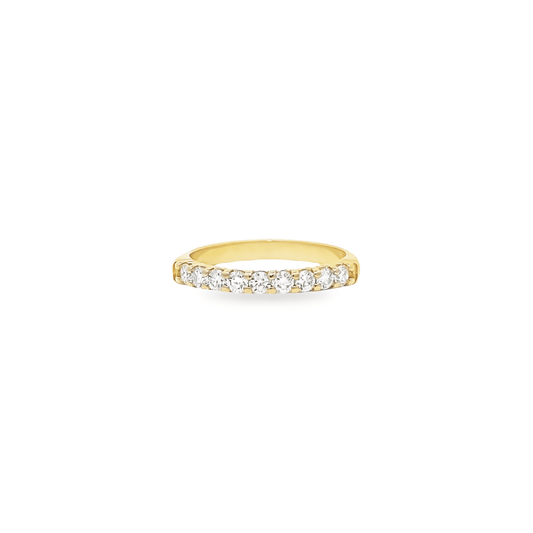 0.36ct yellow gold eternity ring