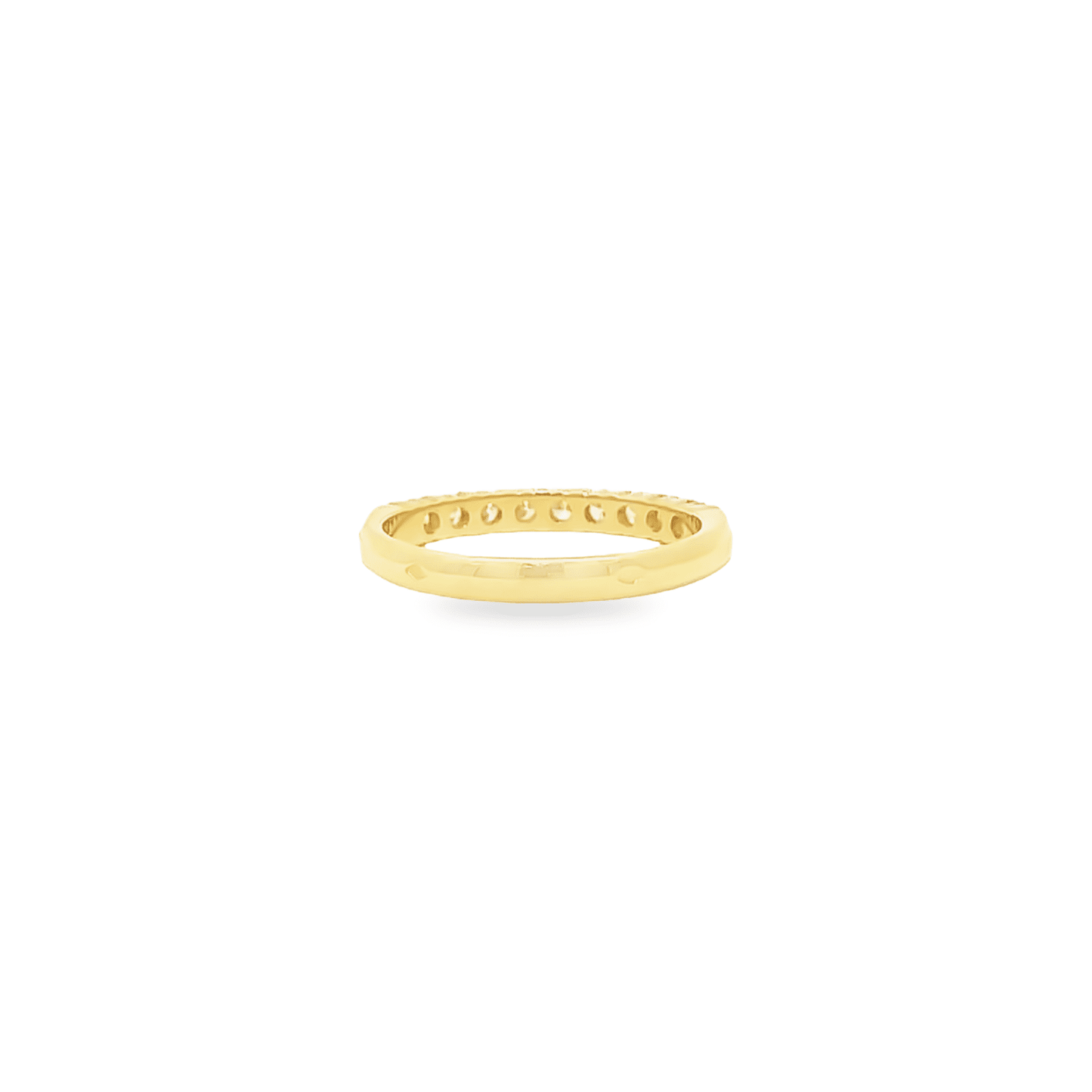 0.36ct yellow gold eternity ring