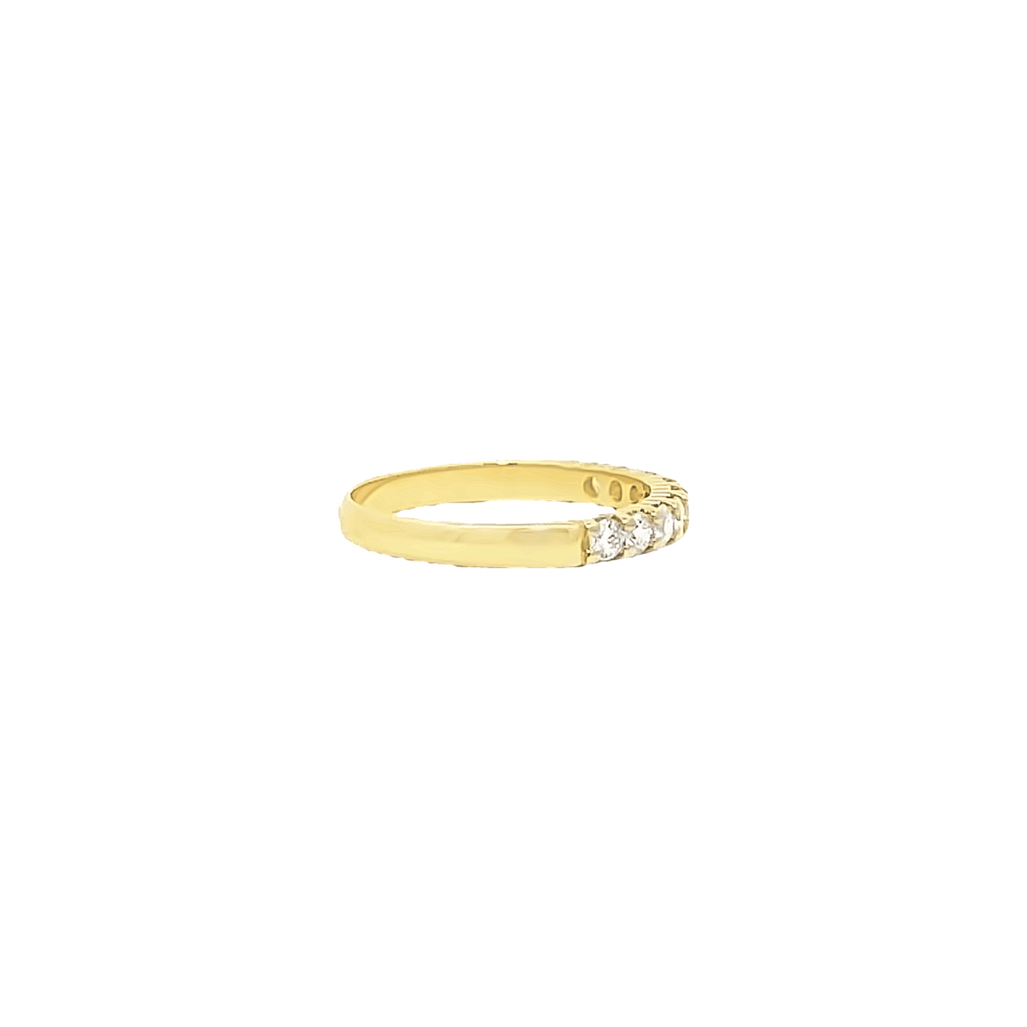 0.36ct yellow gold eternity ring