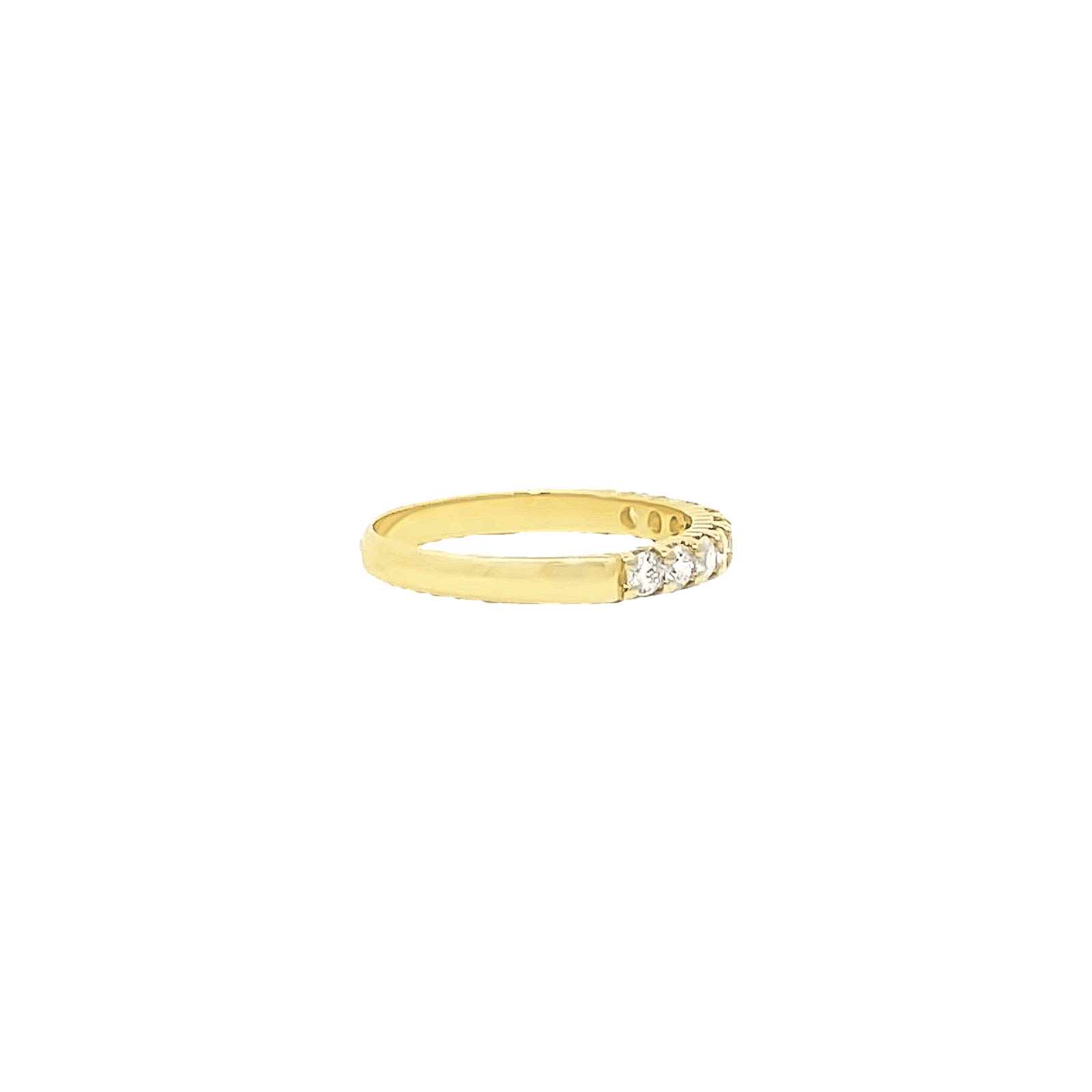 0.36ct yellow gold eternity ring