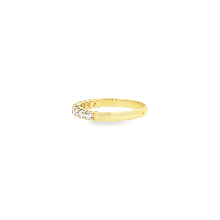0.36ct yellow gold eternity ring