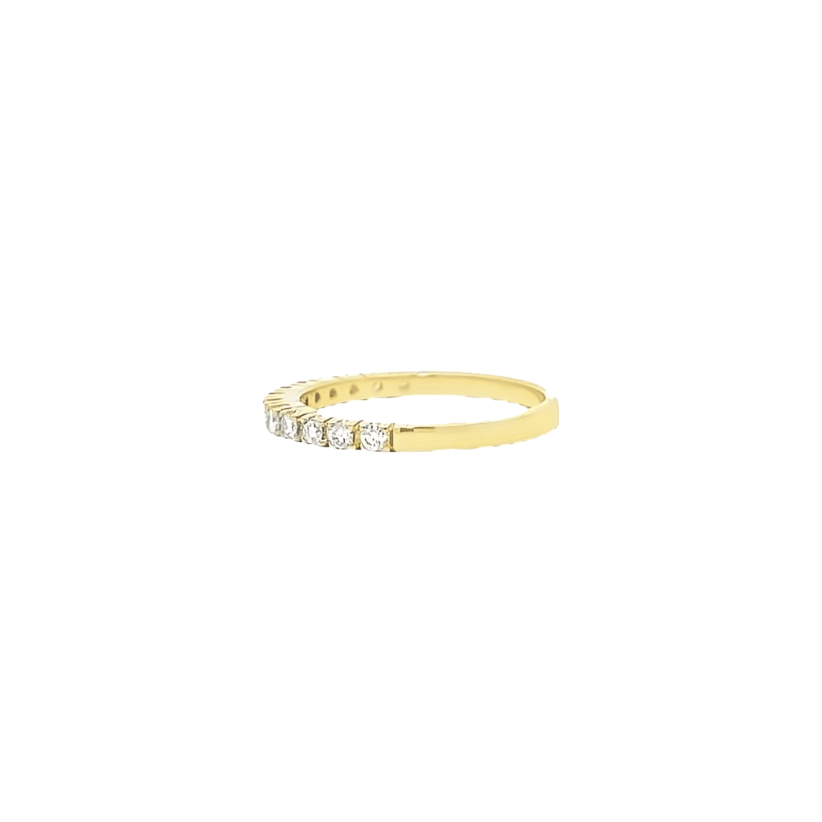 0.28ct H VS yellow gold eternity ring