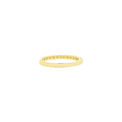 0.28ct H VS yellow gold eternity ring