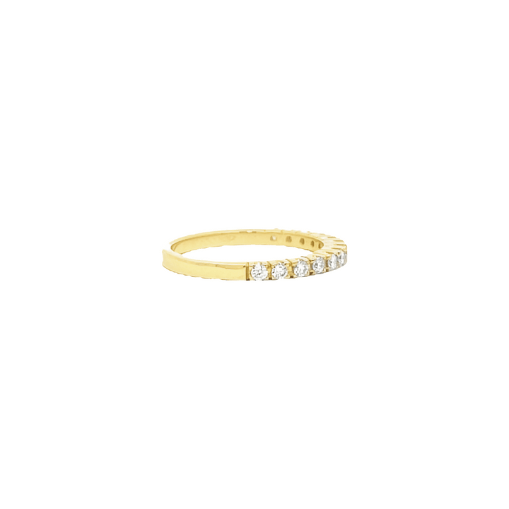 0.28ct H VS yellow gold eternity ring
